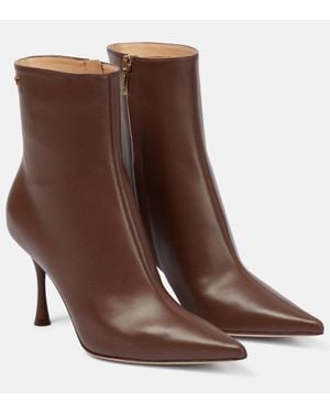 Gianvito Rossi Stivaletti Dunn - Marrone