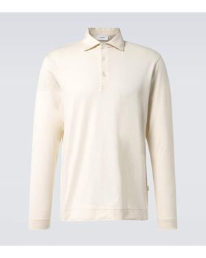 Lardini Polopullover Aus Baumwolle Und Seide - Natur
