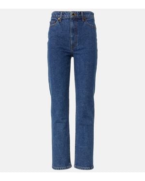 Khaite Abigail High-rise Straight Jeans - Blue