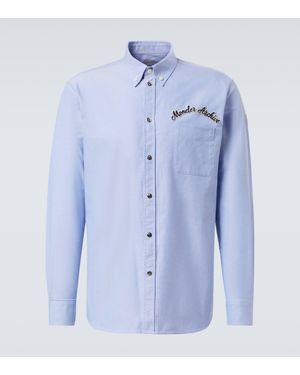 Moncler Cotton Shirt - Blue