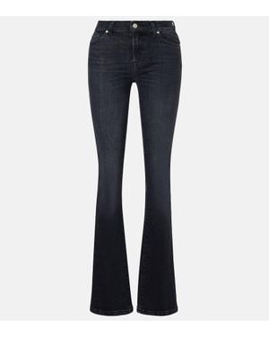 7 For All Mankind Bootcut Mid-Rise Flared Jeans - Blue