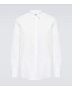 Valentino Rockstud Untitled Cotton Poplin Shirt - White
