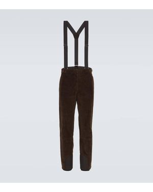 ZEGNA Skihose Aus Cord - Braun