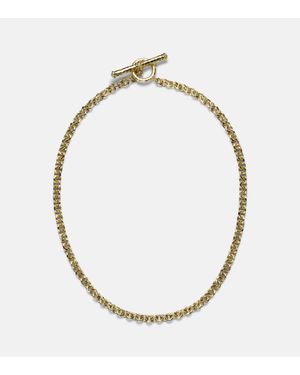 Octavia Elizabeth The Lower Coast 18Kt Chain Necklace With Diamonds And Pearls - Metallic