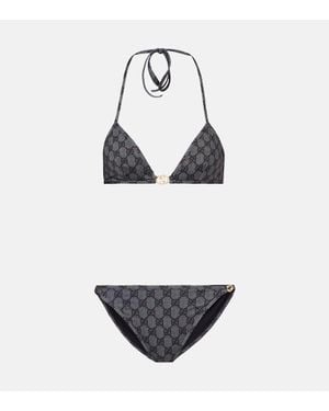 Gucci Bikini Gg - Bianco