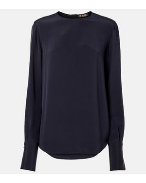 Loro Piana Top Jami - Blu
