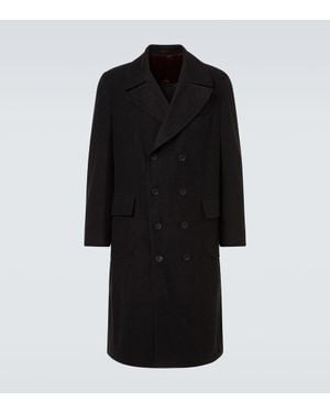 Rubinacci Manteau En Laine Vierge - Noir