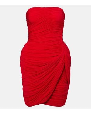 Magda Butrym Minikleid Aus Satin - Rot