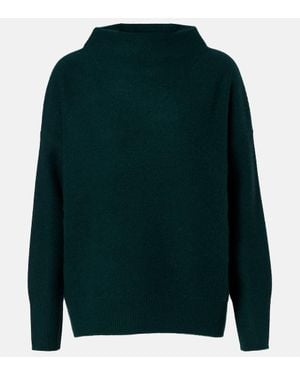 Vince Ribbed-Knit Cashmere Sweater - Green