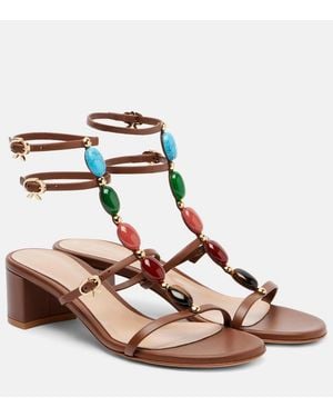 Gianvito Rossi Sandali Shanti 45 - Rosa