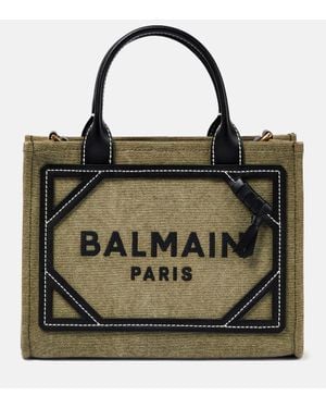 Balmain Cabas B-Army Small En Toile - Multicolore