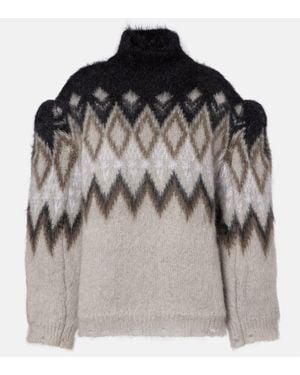 Acne Studios Pullover Aus Einem Mohairgemisch - Grau