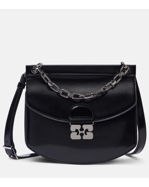 Ganni Apo-G Small Crossbody Bag - Black