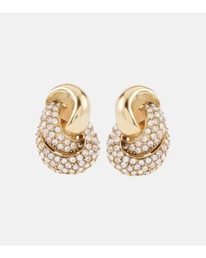 Oscar de la Renta Orecchini A Clip Love Knot 2.0 - Metallizzato