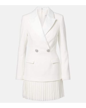 Rebecca Vallance Bridal Minikleid Atlas - Weiß