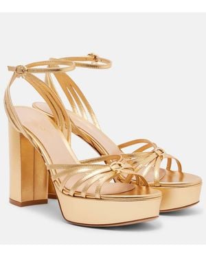 Gianvito Rossi Sandali Rita 70 - Metallizzato