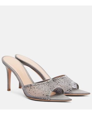 Gianvito Rossi Sandali Rania 85 - Metallizzato