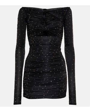 Alex Perry Verziertes Minikleid - Schwarz