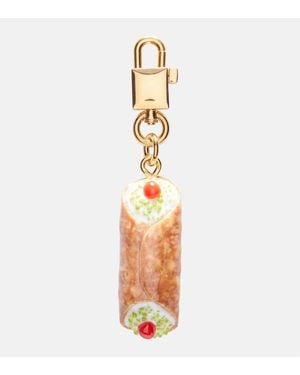 Dolce & Gabbana Llavero Sicily Cannolo - Blanco