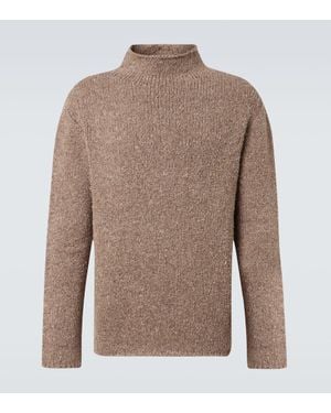The Row Ryoko Cotton Jumper - Brown