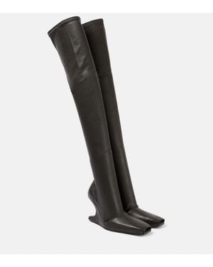 Rick Owens Over-the-knee boots for Women | Online Sale up to Rick Owens Over-the-knee boots for Women | Online Sale up to