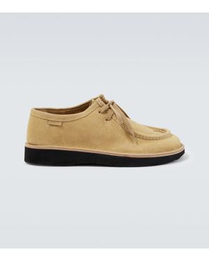Loewe Desert Boots Faro Aus Veloursleder - Weiß