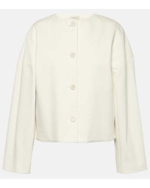 FFORME Giacca Di Jeans Cropped Dev - Bianco