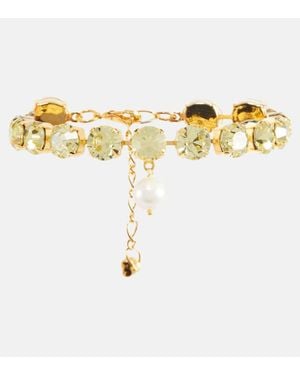 Magda Butrym Bracciale Con Cristalli - Metallizzato