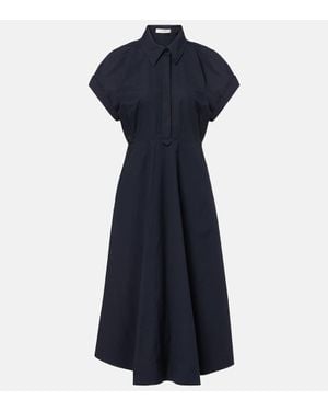 Dorothee Schumacher Abito Chemisier Popeline Power - Blu