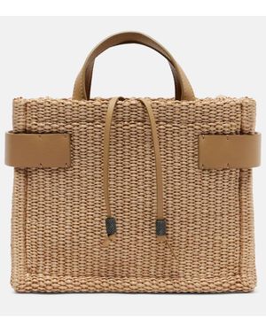 Brunello Cucinelli Tote Bag Essence Large Aus Raffiabast - Braun