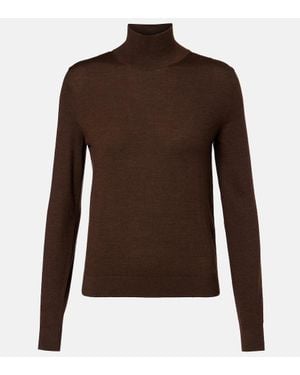 Loro Piana Rollkragenpullover Tasmanian Aus Schurwolle - Braun