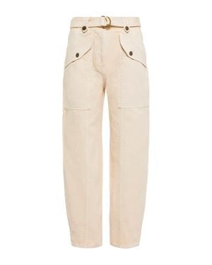 Ulla Johnson Jeans Waverly A Taille Haute Ceinture - Neutre