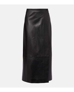 KHAITE Wickelrock Quinn Aus Leder - Schwarz