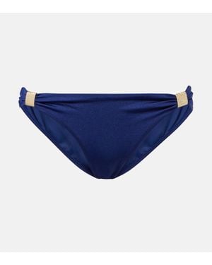 Heidi Klein Beau Soleil Bikini Bottoms - Blue