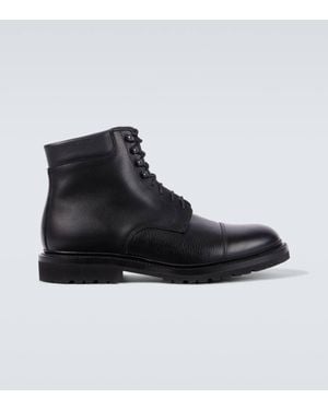 George Cleverley Taron Ii Leather Lace-Up Boots - Black