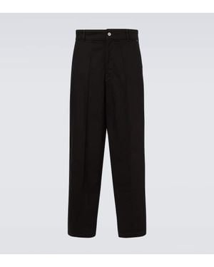 Lemaire Mid-Rise Barrel-Leg Jeans - Black