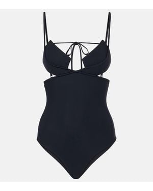 Nensi Dojaka Cutout Swimsuit - Blue