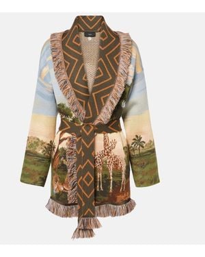Alanui Cardigan Savannah Sunrise - Marrone