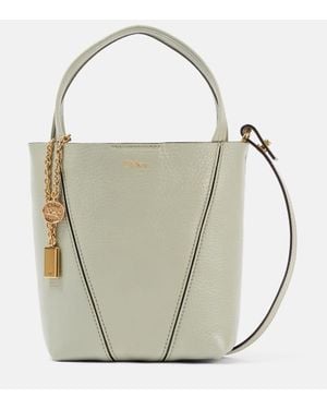 Chloé Sac Spin Small En Cuir - Vert