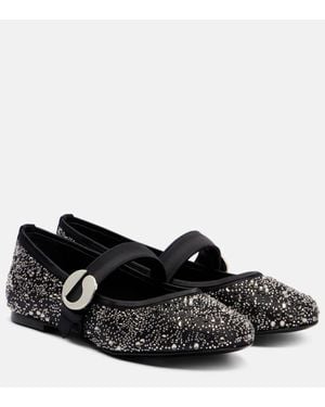 Coperni Embellished Ballet Flats - Black