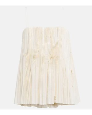 Jil Sander Pleated Top - Natural