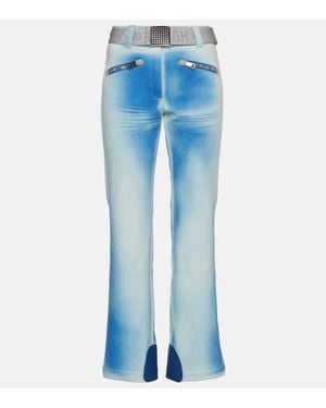 Goldbergh Pantaloni Da Sci Blanchi Trompe L'Oil - Blu