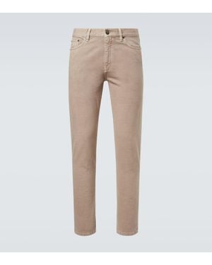 ZEGNA Mid-Rise Slim Jeans Roccia - Natur