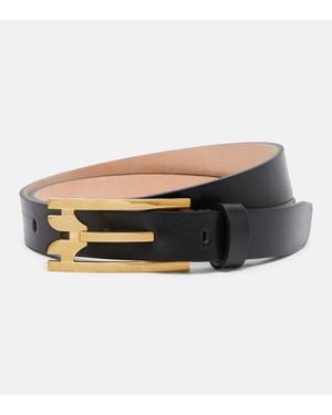 Victoria Beckham Guertel Aus Leder - Schwarz