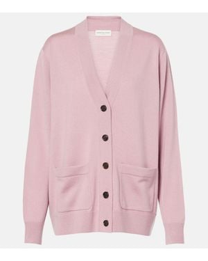 Dries Van Noten Cardigan Aus Wolle - Pink