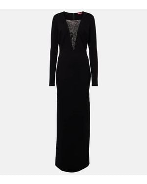 STAUD Ankle-Length Kris Dress - Schwarz