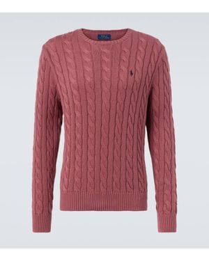 Polo Ralph Lauren Pullover Aus Baumwolle - Rot