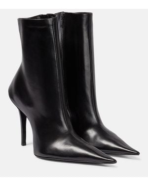 Balenciaga Botines Witch 110 De Piel - Negro