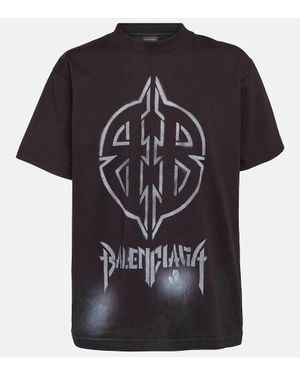 【BALENCIAGA】AI メタル長袖Tシャツ Off-White AI Metal Longsleeve T-shirt by Balenciaga on Sale