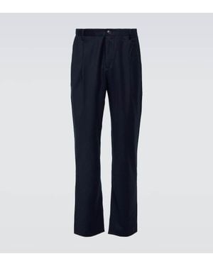 Sunspel Pantaloni Regular - Blu